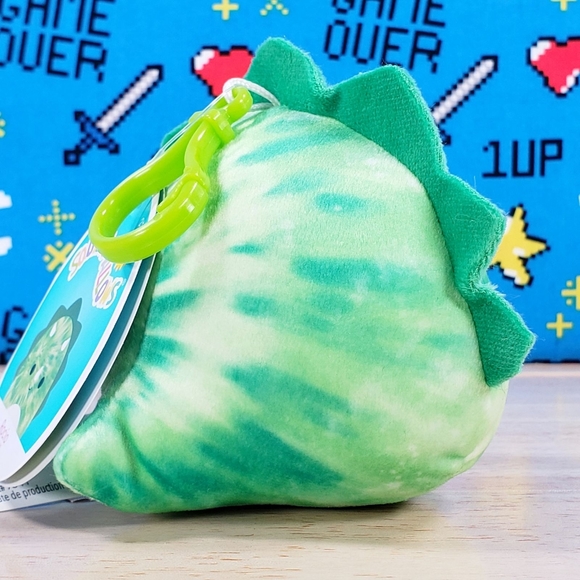 Squishmallow Rocio the Triceratops 3.5" Clip UltraSoft Learning Express Plush - Picture 3 of 12
